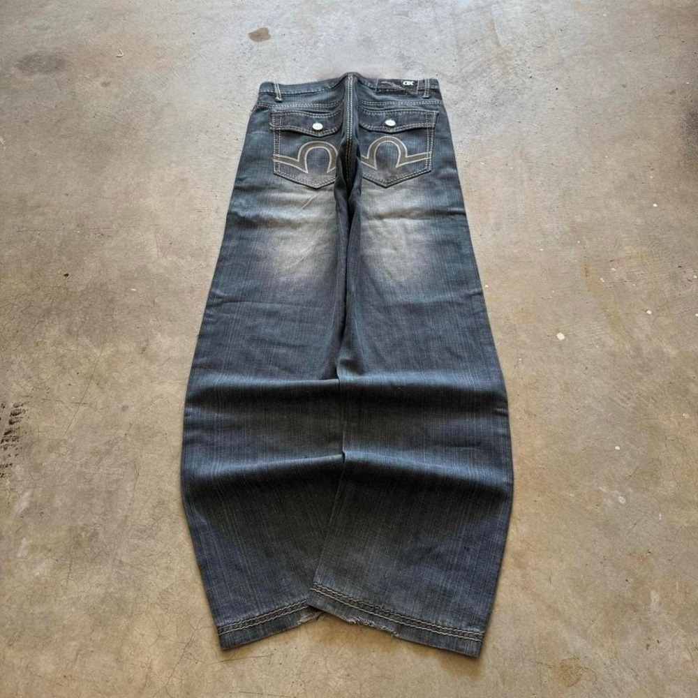 Baggy Jackpot Southpole Styl Y2K Vintage Denim Jeans 38x32